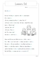 Vorschau - Arbeitsblätter - 10 Minuten Lesen: Buchstabe D (1. Klasse) Niko - Seite 1