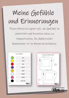 Vorschau - Arbeitsblätter - Meine Gefühle und Erinnerungen: Mit Endprodukt für die SuS - Deckblatt