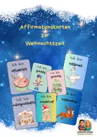 Vorschau - Bildkarten - 48 Affirmationskarten zur Weihnachtszeit - Deckblatt