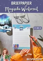 Vorschau - Arbeitsblätter - Briefpapier Magische Winterzeit 2. bis 6. Klasse - Seite 1