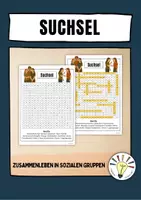 Vorschau - Spiele - Zusammenleben in sozialen Gruppen (Suchsel) - Deckblatt