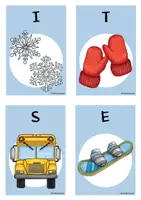Vorschau - Arbeitsblätter - Lesespaziergang "Der Wintersporttag" - Seite 1