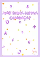 Vista previa - Refuerzo / NEE / Materiales de apoyo - Amb quina lletra comença?🔠 - página 1