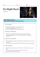 Vorschau - Arbeitsblätter - Science and Technology - talking about future technology with the help of a series - Deckblatt