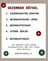 Vorschau - Stundenentwürfe - Dezember Rätselrunde _5 weihnachtliche Rätsel - Deckblatt
