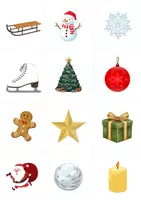 Vorschau - Arbeitsblätter - DaZ/DaF Weihnachten Wortschatz - Seite 1