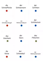 Vorschau - Arbeitsblätter - DaZ/DaF Weihnachten Wortschatz - Seite 2