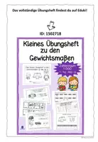 Vorschau - Merkblätter - Freebie: Raster und Merkblatt zu den Gewichtsmaßen im Zahlenraum 1000 - Seite 3