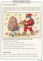 Vorschau - Arbeitsblätter - Christmas and Consumerism – Reading Comprehension & Writing Task (B1–B2) - Seite 3