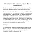 Vorschau - Arbeitsblätter - Licht im Advent – Der allererste Adventskranz: Johann Hinrich Wichern, Adventskalender & Bräuche weltweit (Materialpaket ab Klasse 2) - Seite 3