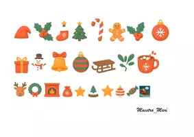 anteprima - Materiale di supporto/inclusione - calendario dell'avvento con piccole frasi in rima - Pagina di copertina