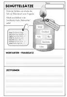Vorschau - Arbeitsblätter - Weihnachtliche Schüttelsätze – Wortarten & Fragesätze - Seite 1