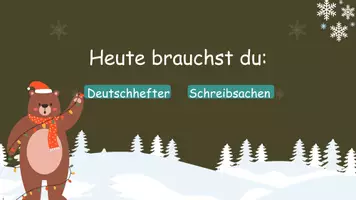 Vorschau - Unterrichtsreihen - Weihnachtswerkstatt: Sprache kreativ entdecken: Adjektiven, Adverbien, Partizipien & Wortneuschöpfungen – eine eigene Weihnachtsgrußkarte gestalten - 2-fach differenziert - Seite 2