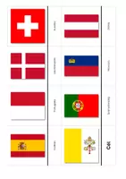 előnézet - Zászlók: Játékok képkártyákkal - oldal 1