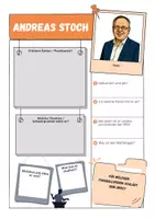 Vorschau - Arbeitsblätter - Steckbrief - SPD Spitzenkandidat Andreas Stoch (Landtagswahl Baden-Württemberg 2026) - Seite 1