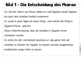 Vorschau - Stationenlernen - Die Geburt Mose - Bild- & Erzählkarten - Seite 2
