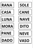 anteprima - Materiale di supporto/inclusione - Giochiamo con le parole! - Pagina 1