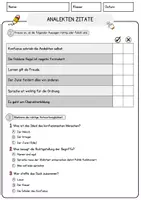Vorschau - Arbeitsblätter - Analekten Zitate Religion Arbeitsblätter mit Fragen + Lösungen Lesetext - Seite 2