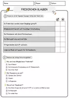 Vorschau - Arbeitsblätter - Freikirchen Glauben Religion Arbeitsblätter mit Fragen + Lösungen Lesetext - Seite 2