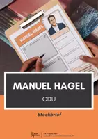 Vorschau - Arbeitsblätter - Steckbrief - CDU Spitzenkandidat Manuel Hagel (Landtagswahl baden-Württemberg 2026) - Deckblatt