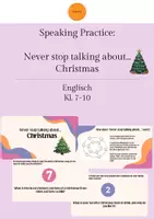 Vorschau - Arbeitsblätter - Speaking Practice: Never stop talking about... Christmas - Deckblatt