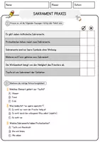 Vorschau - Arbeitsblätter - Sakrament Praxis Religion Arbeitsblätter mit Fragen + Lösungen Lesetext - Seite 2