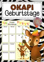 Vorschau - Anderer Materialtyp - Okapiklasse Geburtstagskalender - Deckblatt