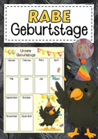 Vorschau - Anderer Materialtyp - Rabenklasse Geburtstagskalender - Deckblatt