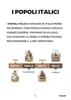 anteprima - Esercizi - Storia Facile - I Popoli Italici - Pagina 1