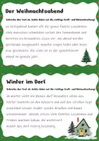 Vorschau - Arbeitsblätter - Abschreibkartei Weihnachten | Groß- und Kleinschreibung Deutsch Klasse 2 & 3 - Seite 1