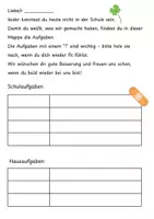 Vorschau - Anderer Materialtyp - Krankenmappe Krakenklasse (Deckblatt, Zettel, Liste) - Seite 2