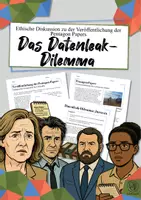 Vorschau - Arbeitsblätter - Datenleak Dilemma (Pentagon Papers): Rollenspiel Ethik - Deckblatt