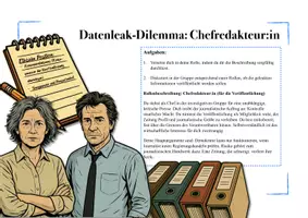 Vorschau - Arbeitsblätter - Datenleak Dilemma (Pentagon Papers): Rollenspiel Ethik - Seite 3