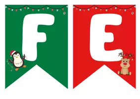 Vista previa - Unidades / Secuencias / Situaciones de Aprendizaje - baderines para navidad decoración de aula - página 1