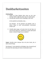 Vorschau - Arbeitsblätter - Blanko Dankbarkeitsseiten zum Einkleben - kostenlos - Seite 2