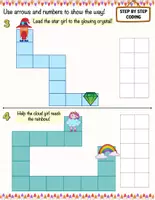 Aperçu - Feuilles d'exercices - Step-by-Step Coding Math Logic for Little Learners - Page 2