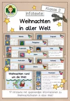 Vorschau - Arbeitsblätter - Kartei- Weihnachten in aller Welt (Klasse 2) - Deckblatt