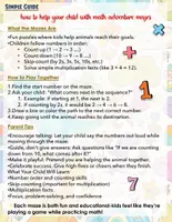 Aperçu - Feuilles d'exercices - Math Maze Challenge Worksheet Activity for Kids - Page 1
