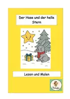 Vorschau - Arbeitsblätter - Weihnachtsgeschichte: Lesen und Malen - Deckblatt