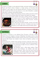 Vorschau - Arbeitsblätter - Christmas in English speaking countries - Facts cards + booklet (English) - Seite 2