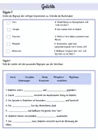 Vorschau - Arbeitsblätter - Gedichte Arbeitsblätter mit Lösung - Seite 3