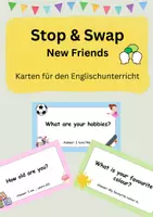 Vorschau - Bildkarten - Stop & Swap - New Friends - Deckblatt