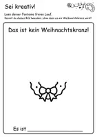 Vorschau - Mal- und Bastelvorlagen - Weitermalbilder Weihnachten – „Das ist kein …“ | Kreativer Kunstunterricht - Seite 3