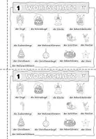 Vorschau - Arbeitsblätter - Mini-Heft - Ich lerne Deutsch - Weihnachten - Selbstlernheft für DaZ / DaF / Deutsch - Seite 3