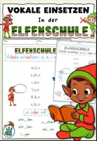 Vorschau - Arbeitsblätter - Materialpaket "In der Elfenschule" Verben und Verbformen - DaZ / DaF / Deutsch - Seite 1