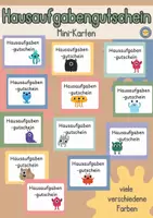 Vorschau - Bildkarten - Hausaufgabengutschein Grundschule Kopiervorlagen - Deckblatt