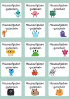 Vorschau - Bildkarten - Hausaufgabengutschein Grundschule Kopiervorlagen - Seite 3