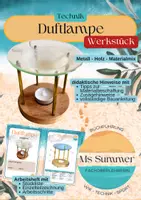Vorschau - Mal- und Bastelvorlagen - Technik - Werkstück Duftlampe aus Holz u. Metall - 7./8. Jgst. - Deckblatt