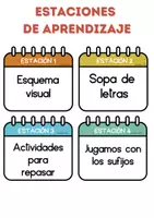 Vista previa - Juegos / Gamificación - ESTACIONES DE APRENDIZAJE-LOS SUFIJOS - página 1
