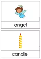 Vorschau - Poster - Christmas Flashcards Wortschatz Englisch Grundschule - Seite 1